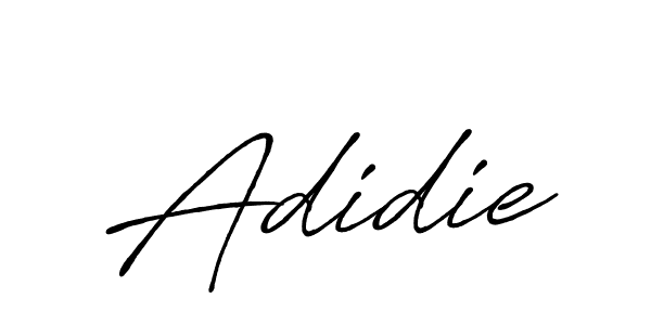 Make a beautiful signature design for name Adidie. With this signature (Antro_Vectra_Bolder) style, you can create a handwritten signature for free. Adidie signature style 7 images and pictures png