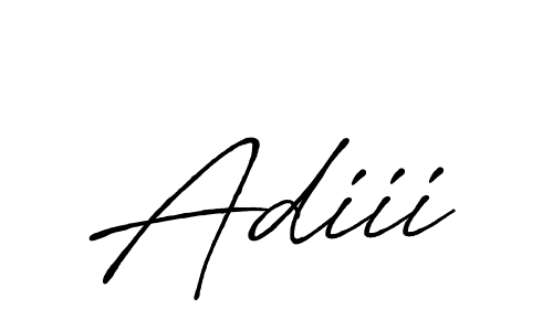 How to make Adiii signature? Antro_Vectra_Bolder is a professional autograph style. Create handwritten signature for Adiii name. Adiii signature style 7 images and pictures png