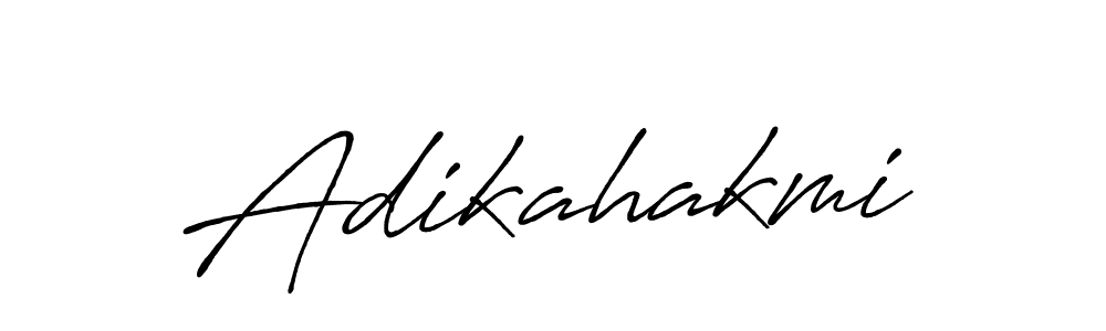 How to make Adikahakmi signature? Antro_Vectra_Bolder is a professional autograph style. Create handwritten signature for Adikahakmi name. Adikahakmi signature style 7 images and pictures png