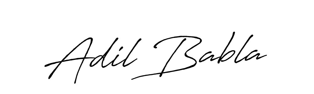 It looks lik you need a new signature style for name Adil Babla. Design unique handwritten (Antro_Vectra_Bolder) signature with our free signature maker in just a few clicks. Adil Babla signature style 7 images and pictures png