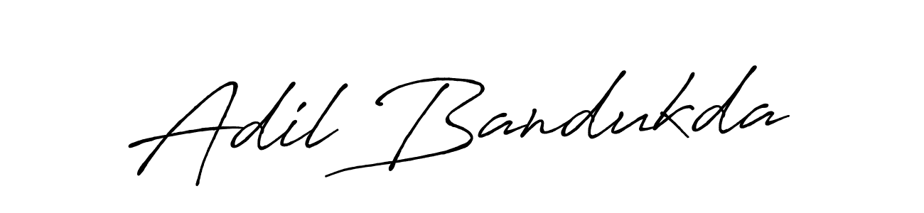 Use a signature maker to create a handwritten signature online. With this signature software, you can design (Antro_Vectra_Bolder) your own signature for name Adil Bandukda. Adil Bandukda signature style 7 images and pictures png
