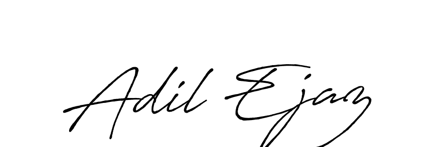 Also we have Adil Ejaz name is the best signature style. Create professional handwritten signature collection using Antro_Vectra_Bolder autograph style. Adil Ejaz signature style 7 images and pictures png