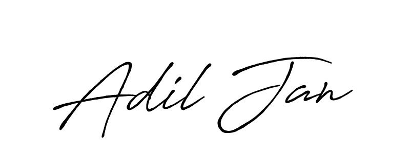 Adil Jan stylish signature style. Best Handwritten Sign (Antro_Vectra_Bolder) for my name. Handwritten Signature Collection Ideas for my name Adil Jan. Adil Jan signature style 7 images and pictures png