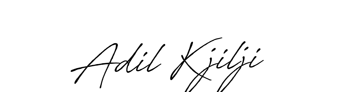 It looks lik you need a new signature style for name Adil Kjilji. Design unique handwritten (Antro_Vectra_Bolder) signature with our free signature maker in just a few clicks. Adil Kjilji signature style 7 images and pictures png