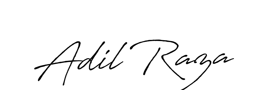 Use a signature maker to create a handwritten signature online. With this signature software, you can design (Antro_Vectra_Bolder) your own signature for name Adil Raza. Adil Raza signature style 7 images and pictures png