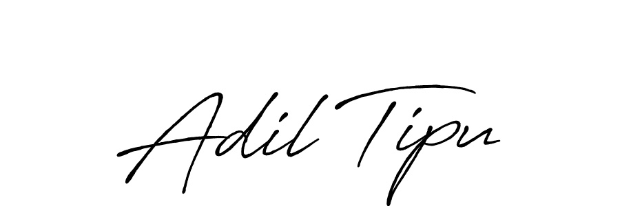 Adil Tipu stylish signature style. Best Handwritten Sign (Antro_Vectra_Bolder) for my name. Handwritten Signature Collection Ideas for my name Adil Tipu. Adil Tipu signature style 7 images and pictures png