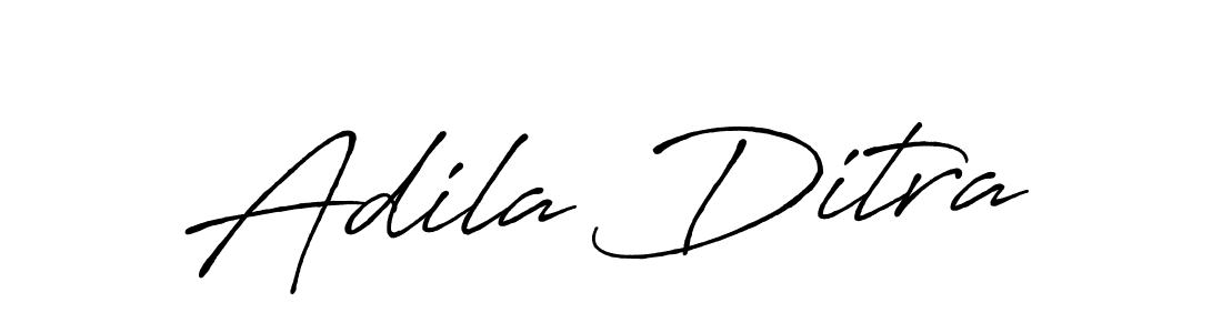 Use a signature maker to create a handwritten signature online. With this signature software, you can design (Antro_Vectra_Bolder) your own signature for name Adila Ditra. Adila Ditra signature style 7 images and pictures png