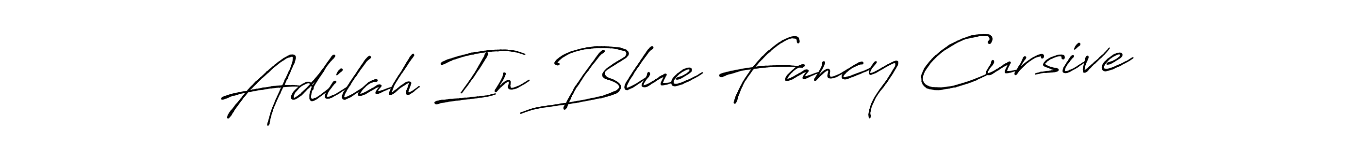 Use a signature maker to create a handwritten signature online. With this signature software, you can design (Antro_Vectra_Bolder) your own signature for name Adilah In Blue Fancy Cursive. Adilah In Blue Fancy Cursive signature style 7 images and pictures png