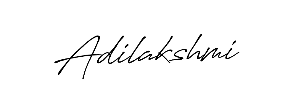 Use a signature maker to create a handwritten signature online. With this signature software, you can design (Antro_Vectra_Bolder) your own signature for name Adilakshmi. Adilakshmi signature style 7 images and pictures png