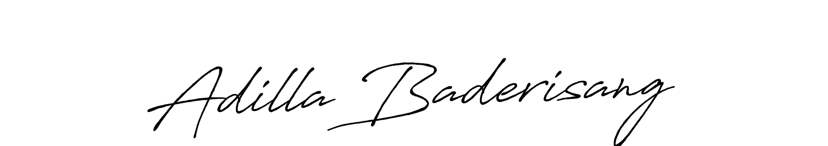 How to make Adilla Baderisang signature? Antro_Vectra_Bolder is a professional autograph style. Create handwritten signature for Adilla Baderisang name. Adilla Baderisang signature style 7 images and pictures png