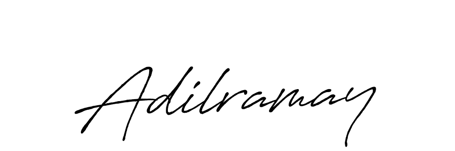 The best way (Antro_Vectra_Bolder) to make a short signature is to pick only two or three words in your name. The name Adilramay include a total of six letters. For converting this name. Adilramay signature style 7 images and pictures png