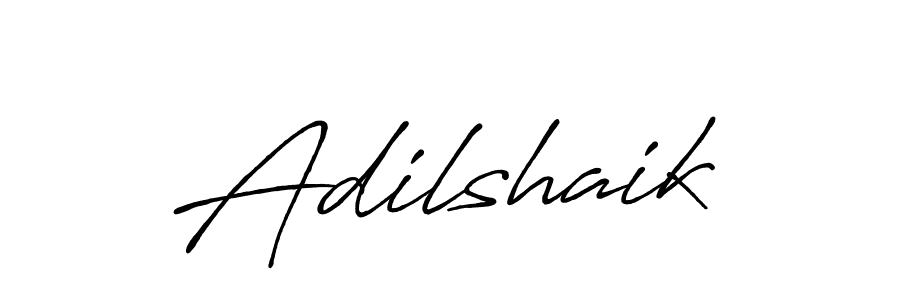 Use a signature maker to create a handwritten signature online. With this signature software, you can design (Antro_Vectra_Bolder) your own signature for name Adilshaik. Adilshaik signature style 7 images and pictures png