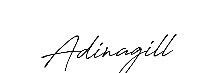 How to make Adinagill signature? Antro_Vectra_Bolder is a professional autograph style. Create handwritten signature for Adinagill name. Adinagill signature style 7 images and pictures png