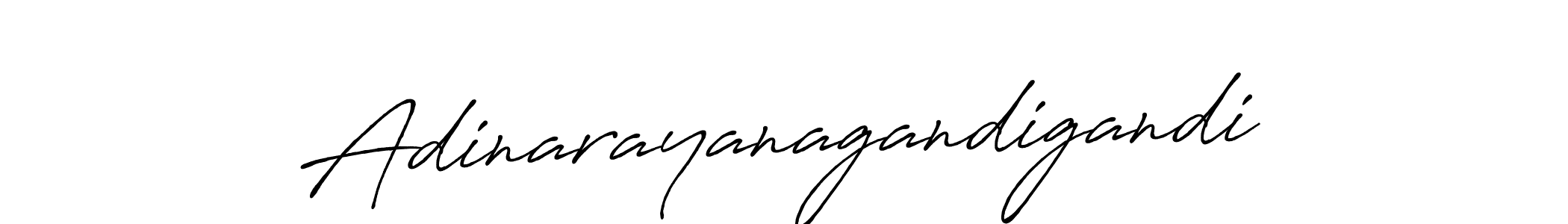 How to make Adinarayanagandigandi name signature. Use Antro_Vectra_Bolder style for creating short signs online. This is the latest handwritten sign. Adinarayanagandigandi signature style 7 images and pictures png