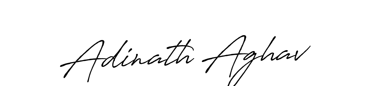 Create a beautiful signature design for name Adinath Aghav. With this signature (Antro_Vectra_Bolder) fonts, you can make a handwritten signature for free. Adinath Aghav signature style 7 images and pictures png