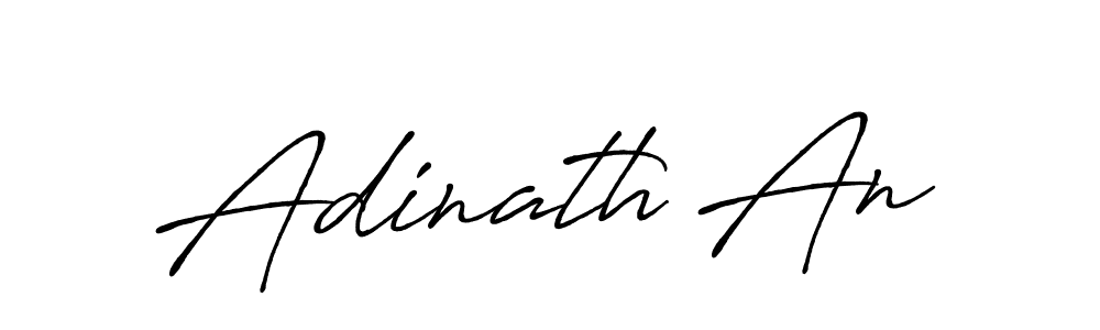 Create a beautiful signature design for name Adinath An. With this signature (Antro_Vectra_Bolder) fonts, you can make a handwritten signature for free. Adinath An signature style 7 images and pictures png