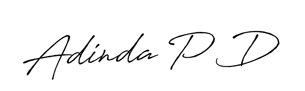 Best and Professional Signature Style for Adinda P D. Antro_Vectra_Bolder Best Signature Style Collection. Adinda P D signature style 7 images and pictures png