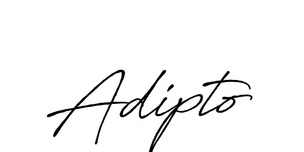 Adipto stylish signature style. Best Handwritten Sign (Antro_Vectra_Bolder) for my name. Handwritten Signature Collection Ideas for my name Adipto. Adipto signature style 7 images and pictures png