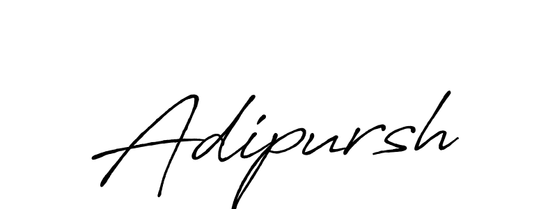 You can use this online signature creator to create a handwritten signature for the name Adipursh. This is the best online autograph maker. Adipursh signature style 7 images and pictures png