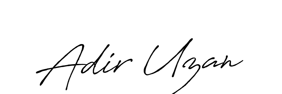 Use a signature maker to create a handwritten signature online. With this signature software, you can design (Antro_Vectra_Bolder) your own signature for name Adir Uzan. Adir Uzan signature style 7 images and pictures png