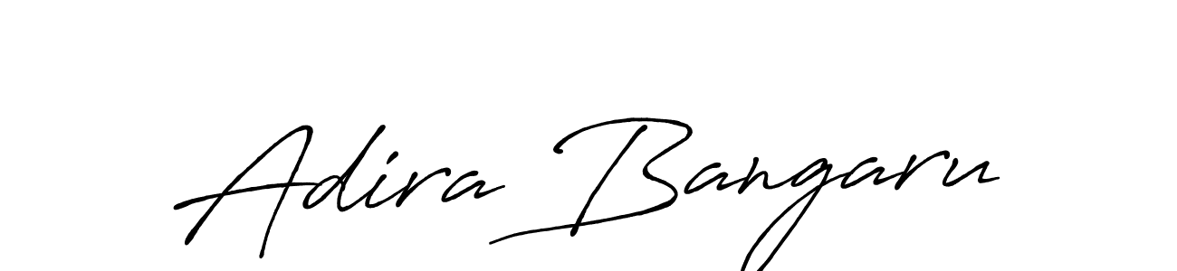 Use a signature maker to create a handwritten signature online. With this signature software, you can design (Antro_Vectra_Bolder) your own signature for name Adira Bangaru. Adira Bangaru signature style 7 images and pictures png