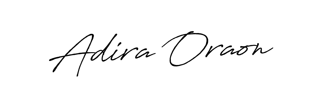 The best way (Antro_Vectra_Bolder) to make a short signature is to pick only two or three words in your name. The name Adira Oraon include a total of six letters. For converting this name. Adira Oraon signature style 7 images and pictures png