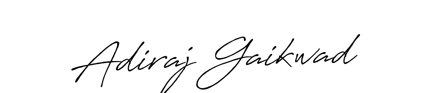 Also we have Adiraj Gaikwad name is the best signature style. Create professional handwritten signature collection using Antro_Vectra_Bolder autograph style. Adiraj Gaikwad signature style 7 images and pictures png