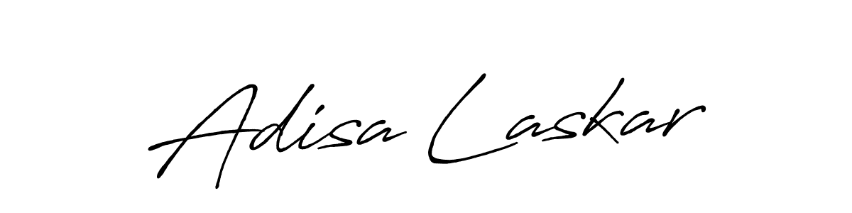 Design your own signature with our free online signature maker. With this signature software, you can create a handwritten (Antro_Vectra_Bolder) signature for name Adisa Laskar. Adisa Laskar signature style 7 images and pictures png