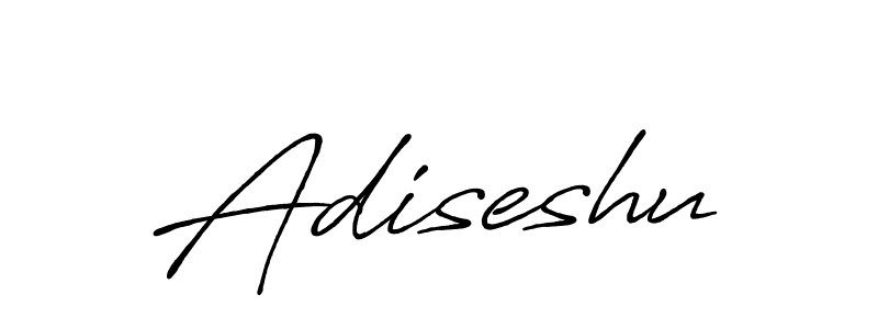 How to make Adiseshu name signature. Use Antro_Vectra_Bolder style for creating short signs online. This is the latest handwritten sign. Adiseshu signature style 7 images and pictures png