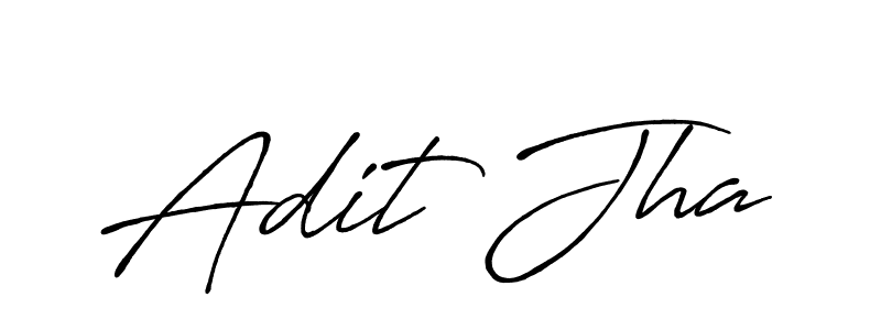 Once you've used our free online signature maker to create your best signature Antro_Vectra_Bolder style, it's time to enjoy all of the benefits that Adit Jha name signing documents. Adit Jha signature style 7 images and pictures png