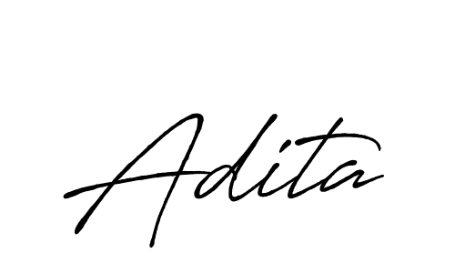 Once you've used our free online signature maker to create your best signature Antro_Vectra_Bolder style, it's time to enjoy all of the benefits that Adita name signing documents. Adita signature style 7 images and pictures png