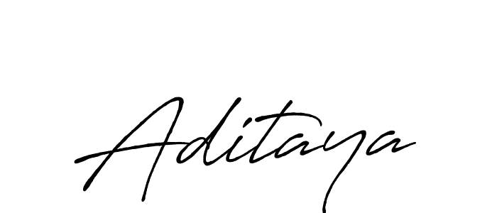 Create a beautiful signature design for name Aditaya. With this signature (Antro_Vectra_Bolder) fonts, you can make a handwritten signature for free. Aditaya signature style 7 images and pictures png