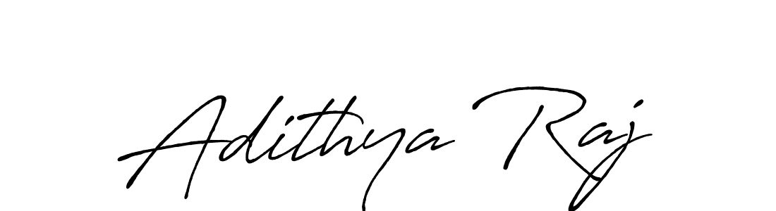 How to make Adithya Raj name signature. Use Antro_Vectra_Bolder style for creating short signs online. This is the latest handwritten sign. Adithya Raj signature style 7 images and pictures png