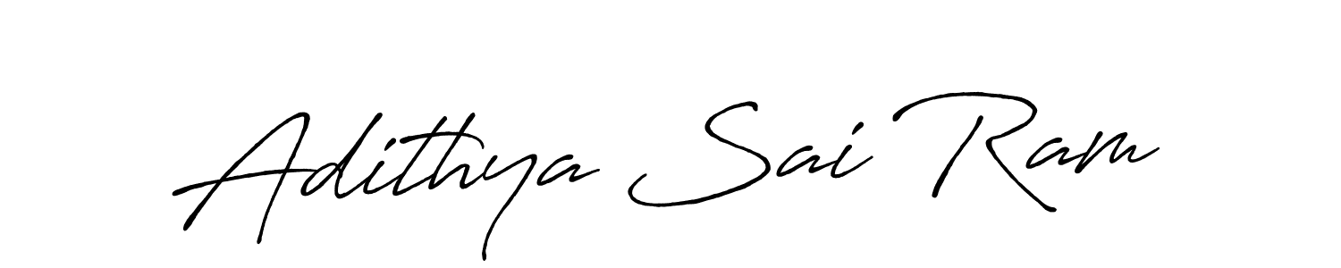 Also we have Adithya Sai Ram name is the best signature style. Create professional handwritten signature collection using Antro_Vectra_Bolder autograph style. Adithya Sai Ram signature style 7 images and pictures png