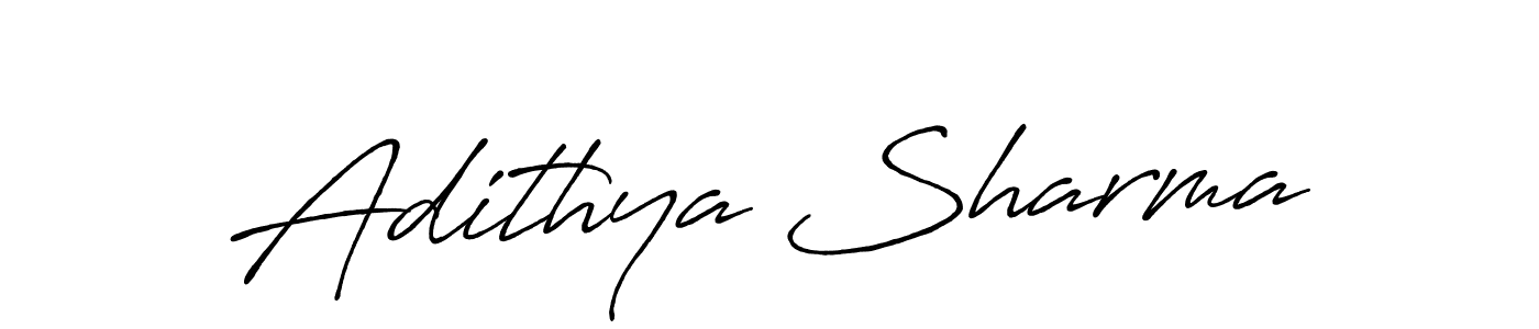 Make a short Adithya Sharma signature style. Manage your documents anywhere anytime using Antro_Vectra_Bolder. Create and add eSignatures, submit forms, share and send files easily. Adithya Sharma signature style 7 images and pictures png