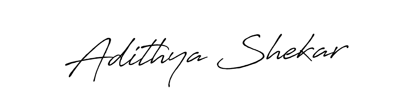 Create a beautiful signature design for name Adithya Shekar. With this signature (Antro_Vectra_Bolder) fonts, you can make a handwritten signature for free. Adithya Shekar signature style 7 images and pictures png