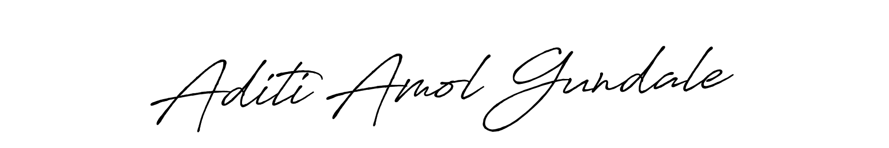 How to make Aditi Amol Gundale signature? Antro_Vectra_Bolder is a professional autograph style. Create handwritten signature for Aditi Amol Gundale name. Aditi Amol Gundale signature style 7 images and pictures png