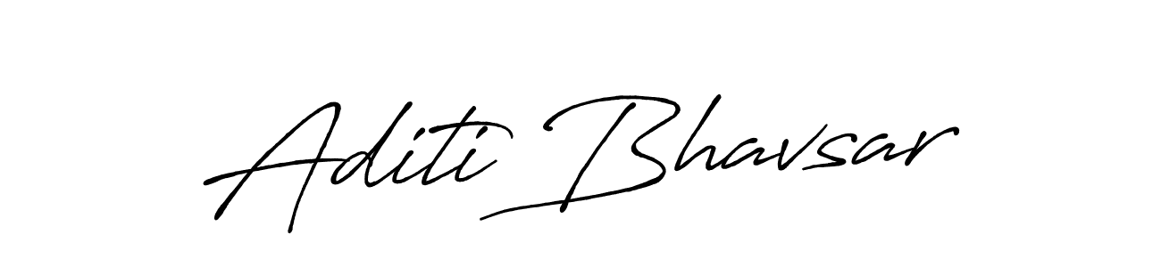 Design your own signature with our free online signature maker. With this signature software, you can create a handwritten (Antro_Vectra_Bolder) signature for name Aditi Bhavsar. Aditi Bhavsar signature style 7 images and pictures png