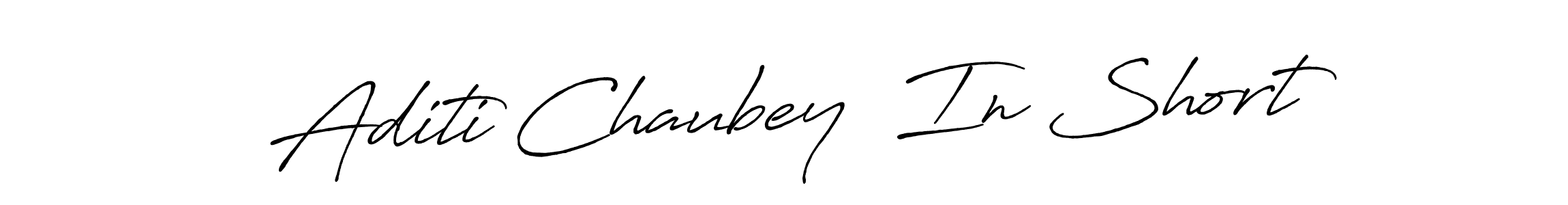 It looks lik you need a new signature style for name Aditi Chaubey  In Short. Design unique handwritten (Antro_Vectra_Bolder) signature with our free signature maker in just a few clicks. Aditi Chaubey  In Short signature style 7 images and pictures png