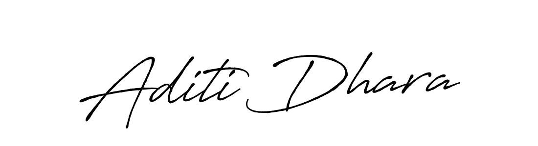 Make a beautiful signature design for name Aditi Dhara. Use this online signature maker to create a handwritten signature for free. Aditi Dhara signature style 7 images and pictures png