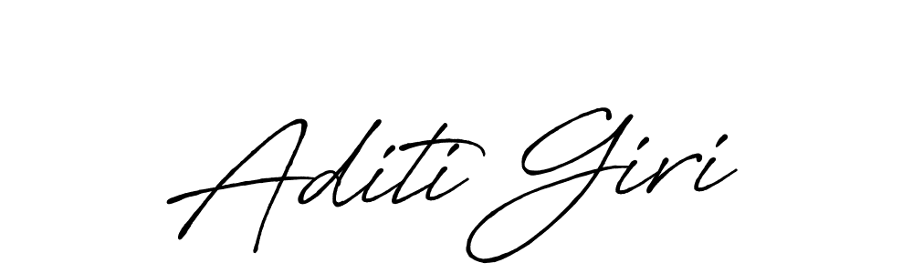 How to make Aditi Giri signature? Antro_Vectra_Bolder is a professional autograph style. Create handwritten signature for Aditi Giri name. Aditi Giri signature style 7 images and pictures png