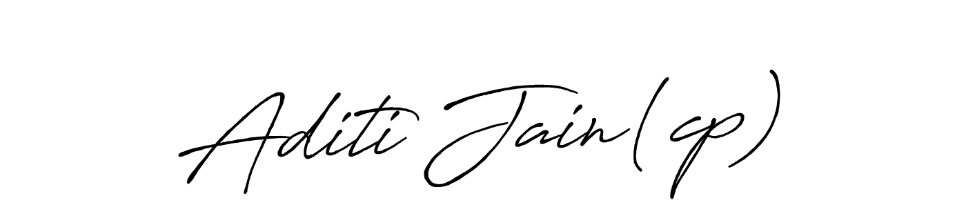 Design your own signature with our free online signature maker. With this signature software, you can create a handwritten (Antro_Vectra_Bolder) signature for name Aditi Jain(cp). Aditi Jain(cp) signature style 7 images and pictures png