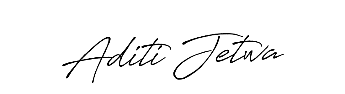 Once you've used our free online signature maker to create your best signature Antro_Vectra_Bolder style, it's time to enjoy all of the benefits that Aditi Jetwa name signing documents. Aditi Jetwa signature style 7 images and pictures png