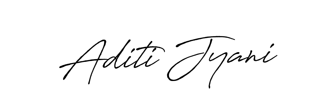 Also we have Aditi Jyani name is the best signature style. Create professional handwritten signature collection using Antro_Vectra_Bolder autograph style. Aditi Jyani signature style 7 images and pictures png