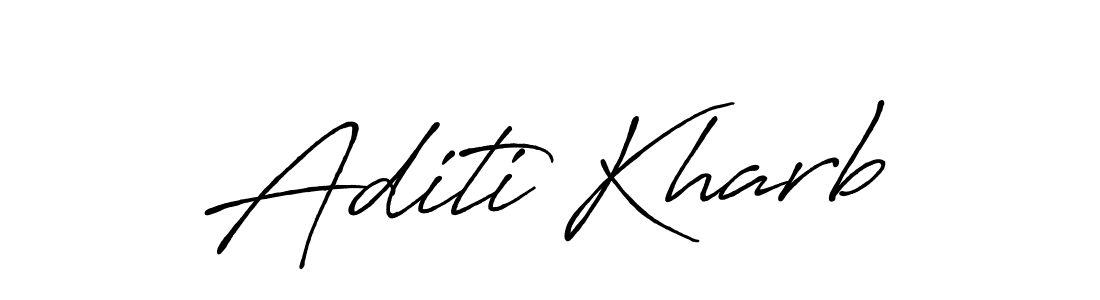 Antro_Vectra_Bolder is a professional signature style that is perfect for those who want to add a touch of class to their signature. It is also a great choice for those who want to make their signature more unique. Get Aditi Kharb name to fancy signature for free. Aditi Kharb signature style 7 images and pictures png