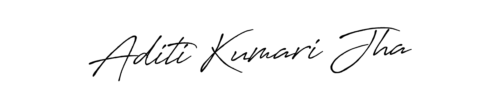 Use a signature maker to create a handwritten signature online. With this signature software, you can design (Antro_Vectra_Bolder) your own signature for name Aditi Kumari Jha. Aditi Kumari Jha signature style 7 images and pictures png
