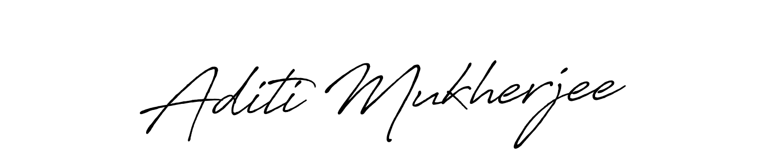 Design your own signature with our free online signature maker. With this signature software, you can create a handwritten (Antro_Vectra_Bolder) signature for name Aditi Mukherjee. Aditi Mukherjee signature style 7 images and pictures png