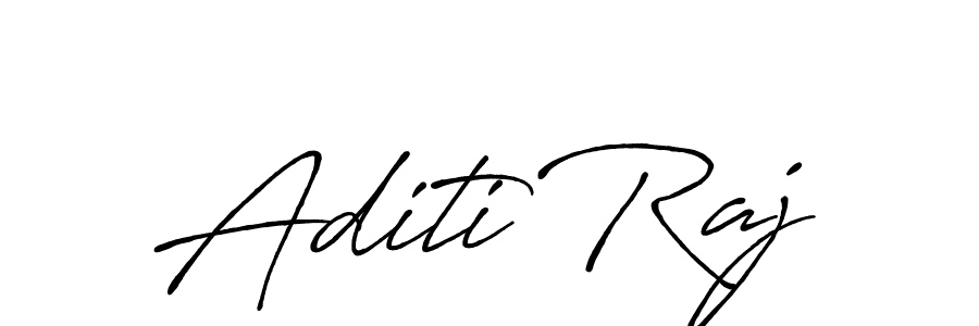 Antro_Vectra_Bolder is a professional signature style that is perfect for those who want to add a touch of class to their signature. It is also a great choice for those who want to make their signature more unique. Get Aditi Raj name to fancy signature for free. Aditi Raj signature style 7 images and pictures png