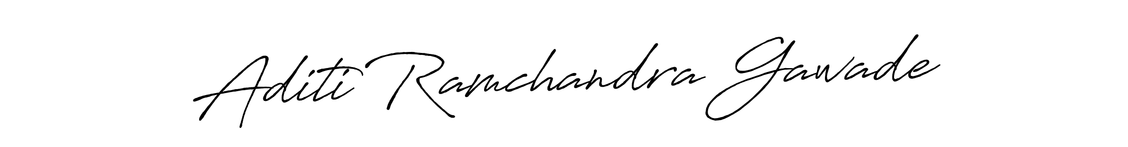 Use a signature maker to create a handwritten signature online. With this signature software, you can design (Antro_Vectra_Bolder) your own signature for name Aditi Ramchandra Gawade. Aditi Ramchandra Gawade signature style 7 images and pictures png