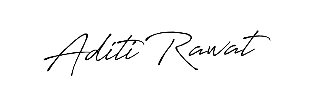 Aditi Rawat stylish signature style. Best Handwritten Sign (Antro_Vectra_Bolder) for my name. Handwritten Signature Collection Ideas for my name Aditi Rawat. Aditi Rawat signature style 7 images and pictures png